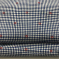 Whole sale 100% cotton yarn dyed swissdot check fabric for dress